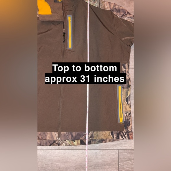 Yukon Gear Men’s Size 3XL Zip Up Jacket Brown Camo Camouflage Pockets EUC - Picture 7 of 11